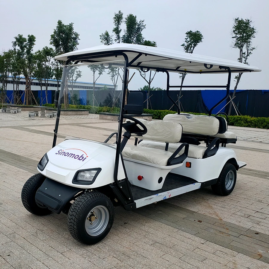 2+2 4 seats small cheap sports electric 4 seater Rain Covered Powered golf carts