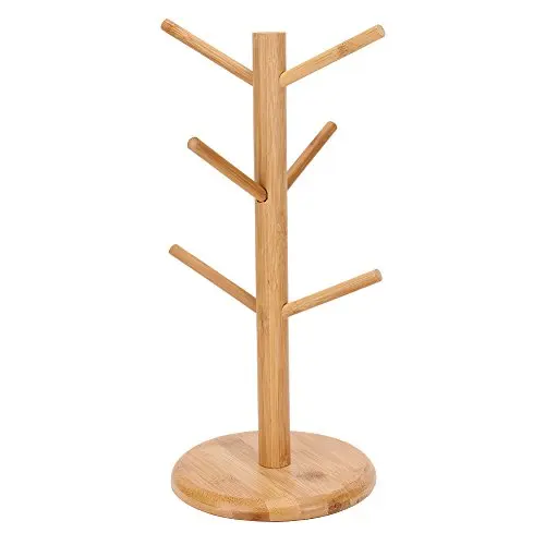 Modern Simple Wooden Showing Stand Display Rack Desktop Key Hair Tie Bracelet Lipstick Stand Hanging Organizer Wooden Key Holder