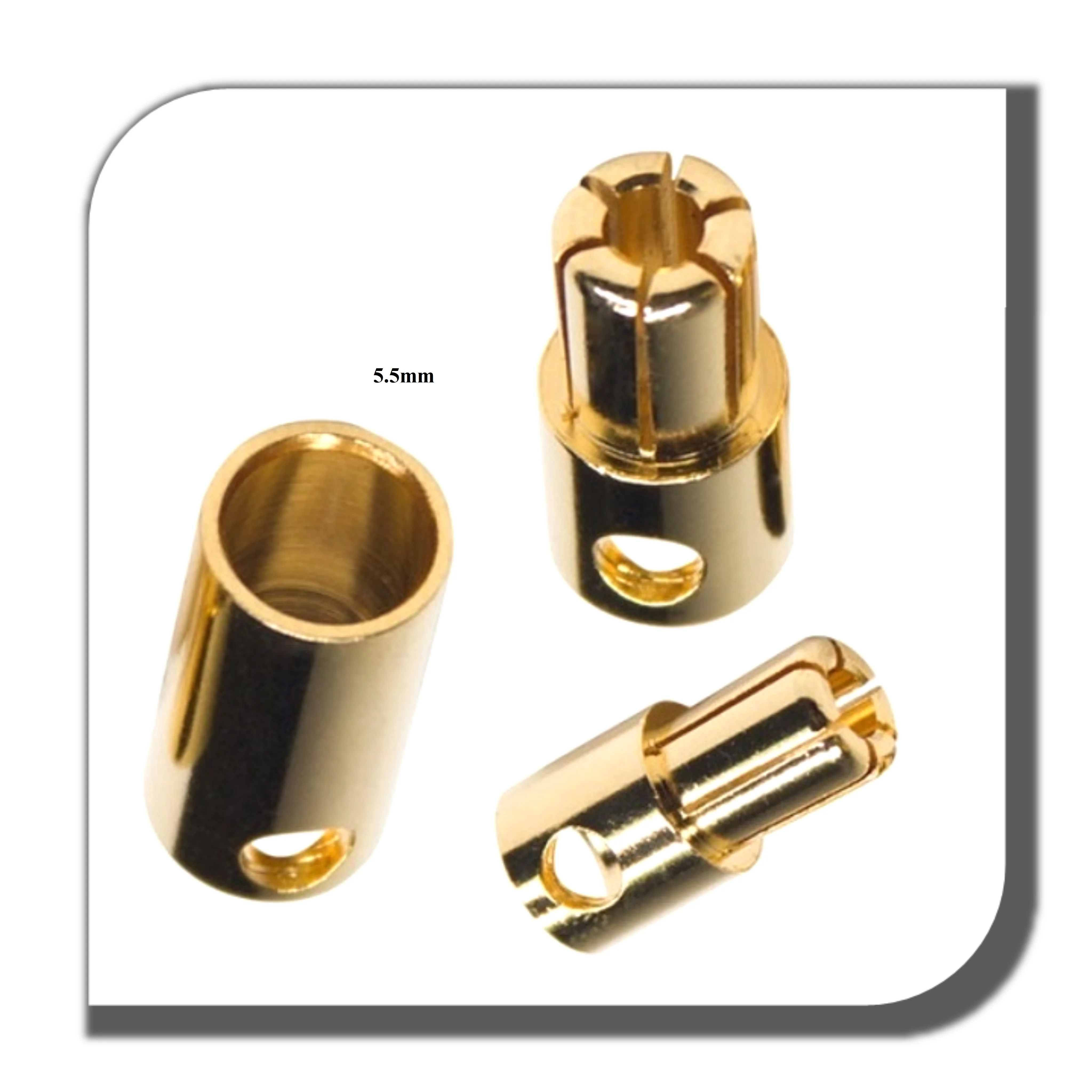 2mm 3mm 3.5mm Bullet Banana Plug for Rc Motor ESC Plug and Wire connector