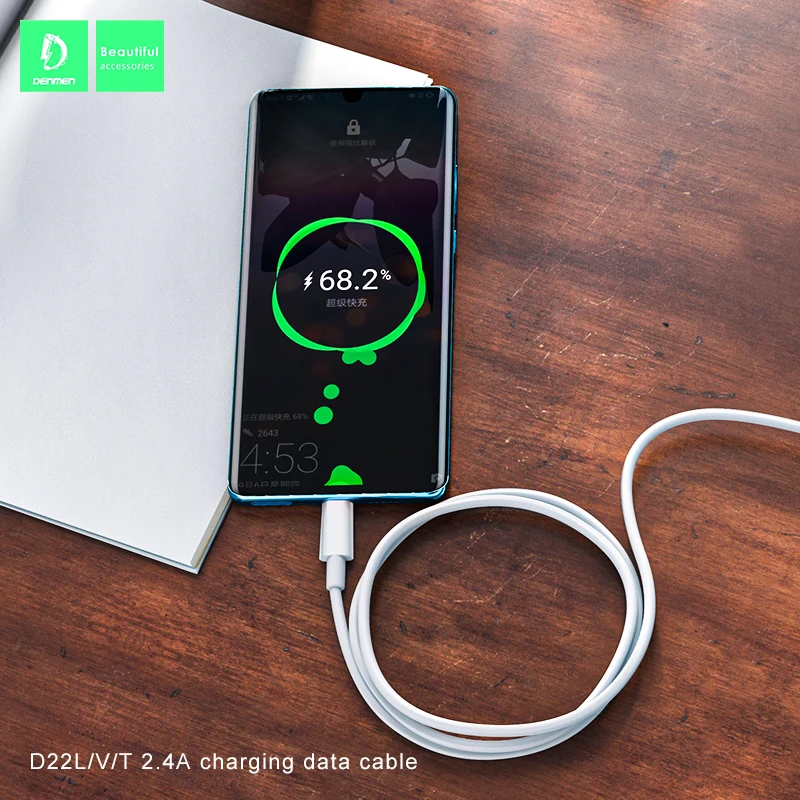 Factory Wholesale TPE material 2.4A  Charging High Quality Data Cable Micro Usb For Mobile Phone