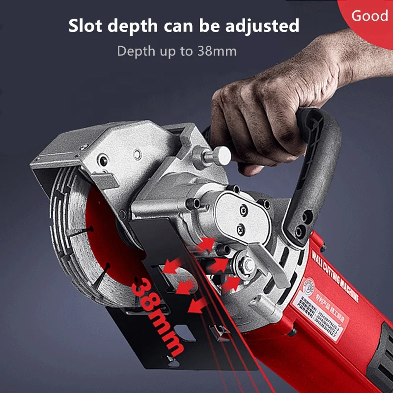 Professional Industrial concrete wall chaser grooving machine , slotting machine