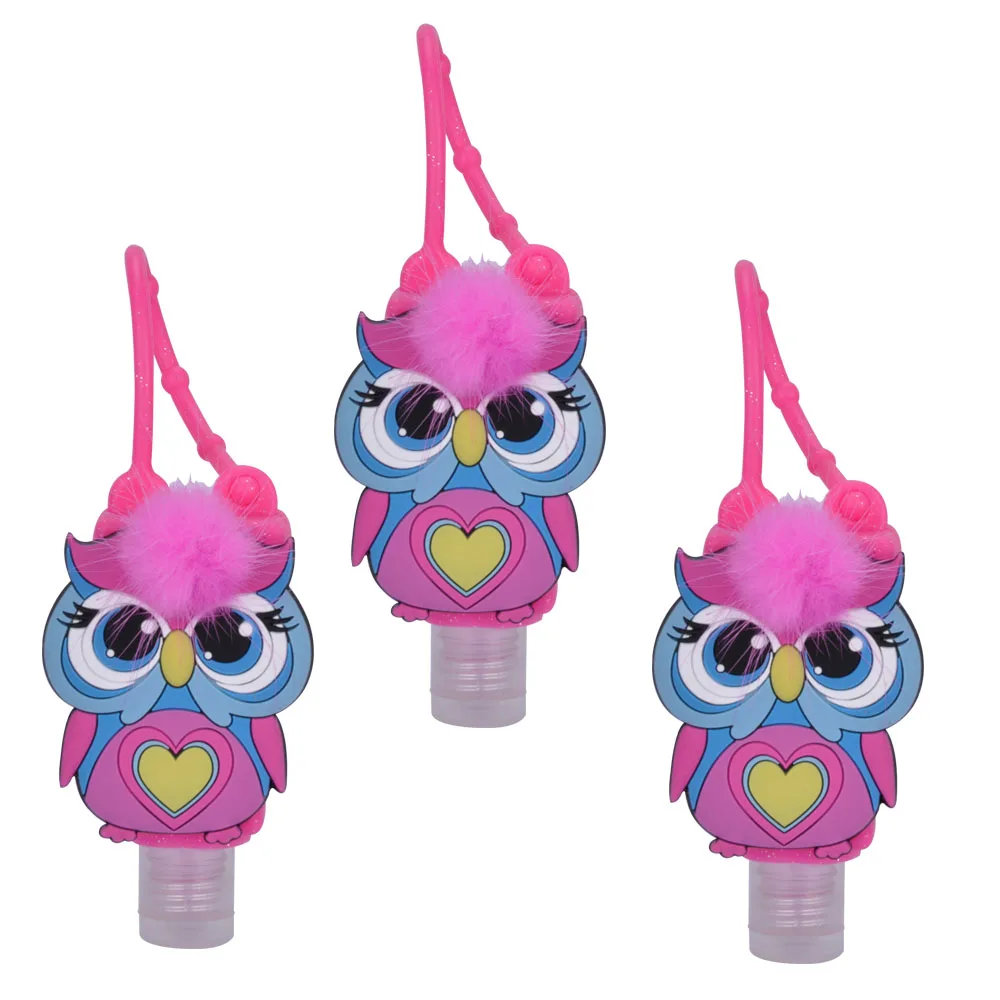 30ml Mini Hand Sanitizer Silicone Bottle Best Quality Custom Design Colorful 3D Cartoon Animal
