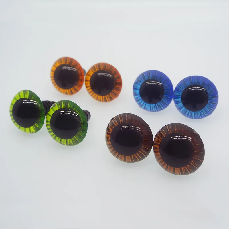 Handicraft DIY Safety Plastic Crystal Eyes Crochet Stuffed Animal Toys Amigurumi Glitter Eyes