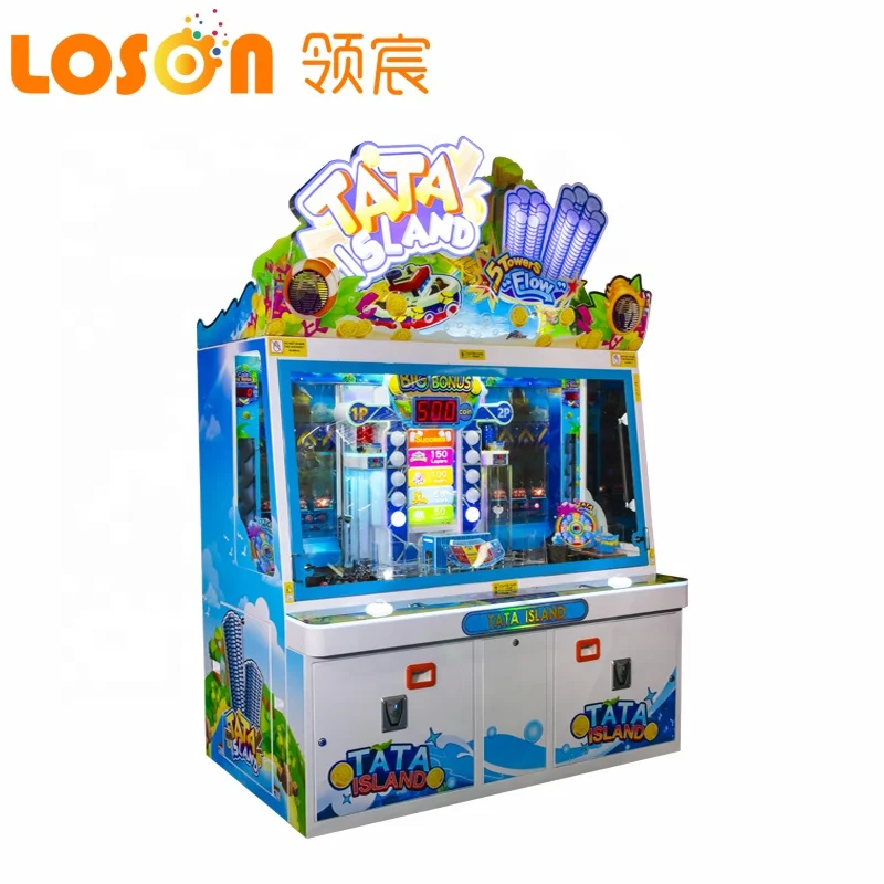 Push Coin Game for the Mall Arcade Two People Can Play Fun Game Coins Can Be Customized Change Sticker LOGO