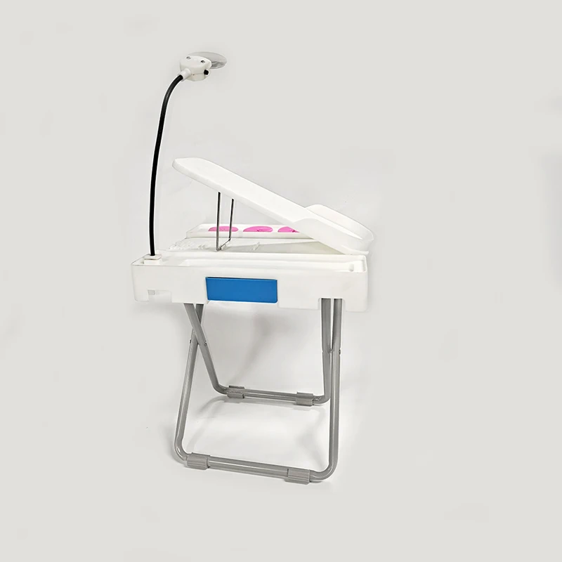  Factory Bulk Sale Foldable Portable Manicure Professional Nail Table With Led
