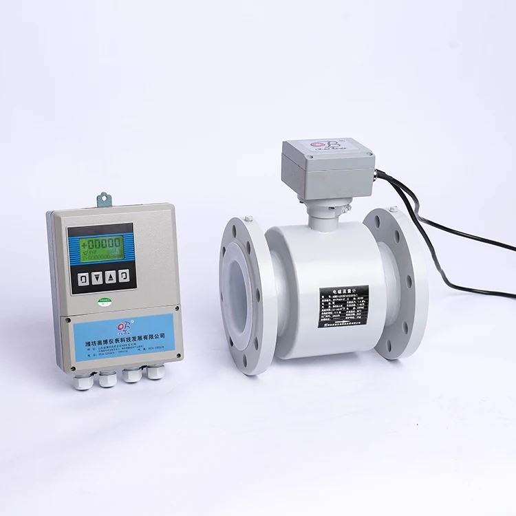 AOBO conductive Liquid digital electromagnetic flowmeter manufacturer milk flow meter