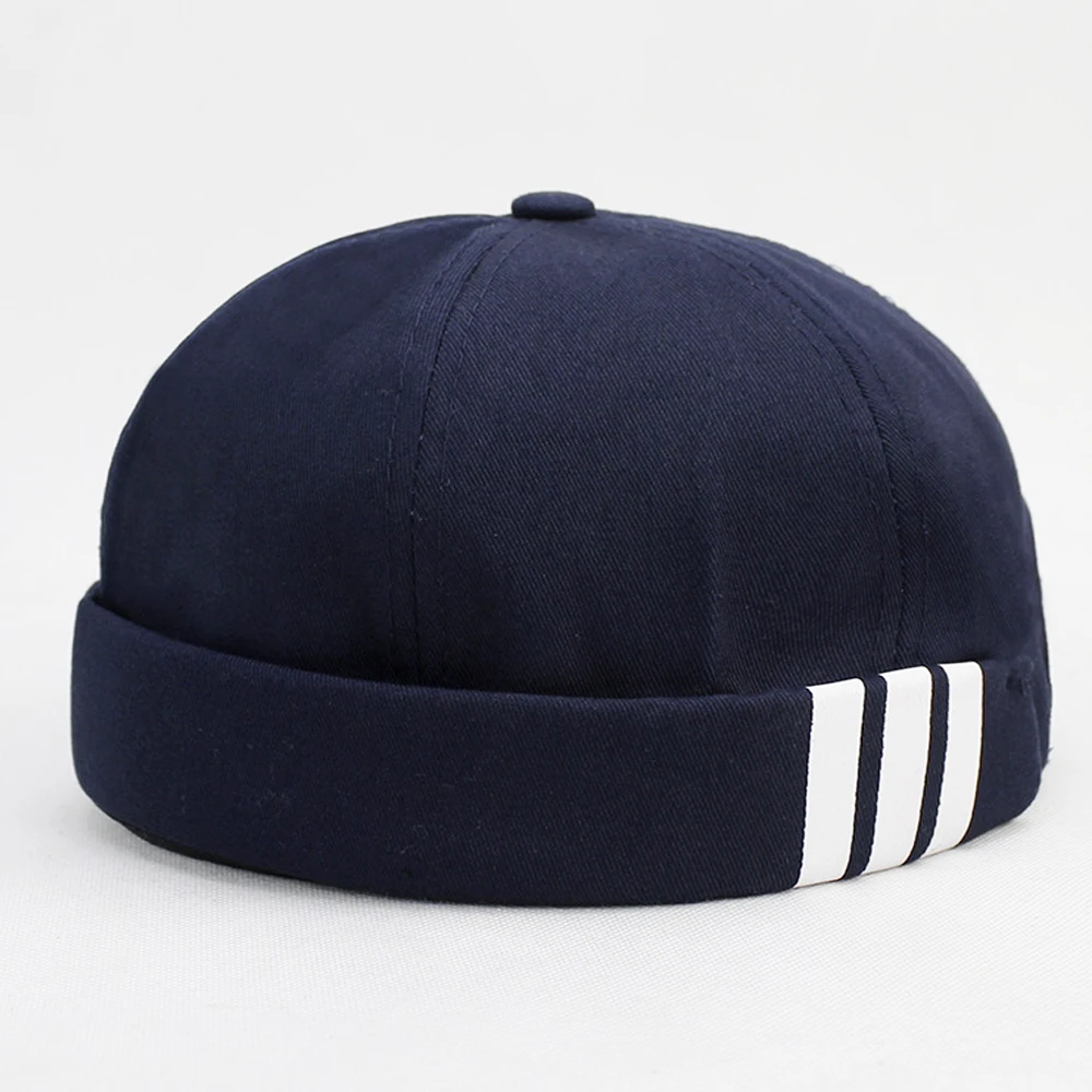 Customized hat without brim fashion cotton docker style hat