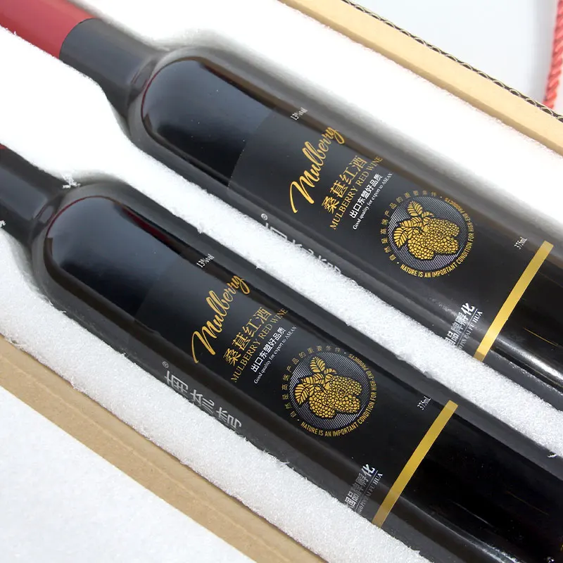 Private label wine sweet mulberry fruit wine red wine alcoholic beverage