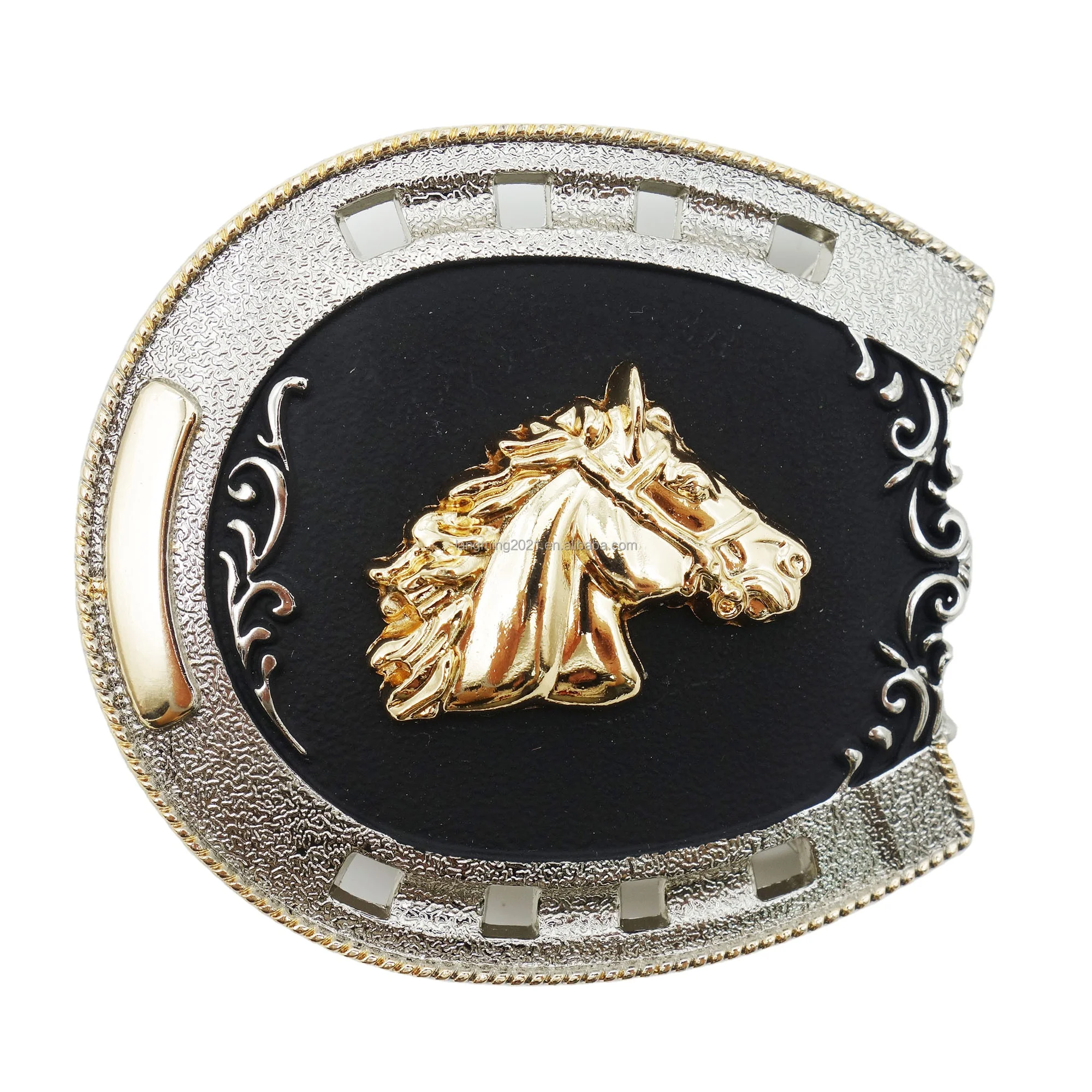 western cowboy belt buckle custom horse  buckle  40mm wholesale belt buckle cowboy belts  for men custom logo Equestrian