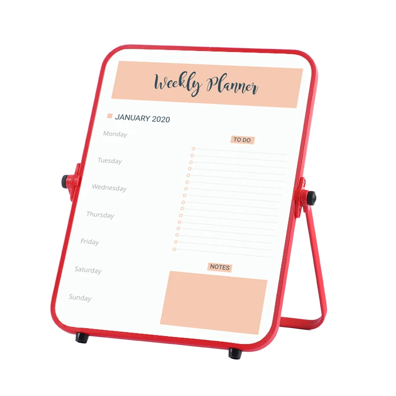 Patented Custom Logo No ghost Tabletop Foldable Magnetic Easel Desktop Whiteboard For Home Office School