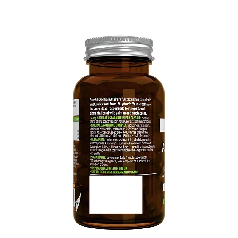 Vegetarian Astaxanthin complex 90 vegetarian capsules Customized Food Astaxanthin SupplementsSoft Capsules