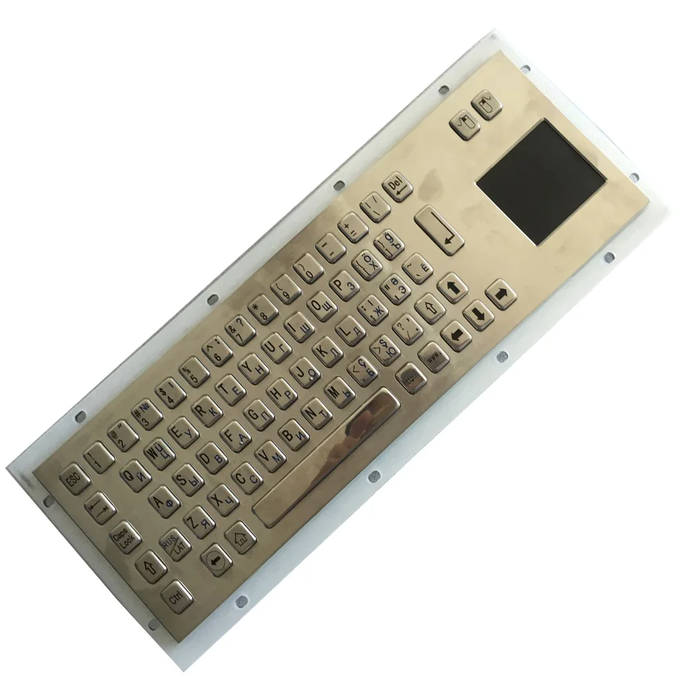 Русский металла клавиатура с тачпадом