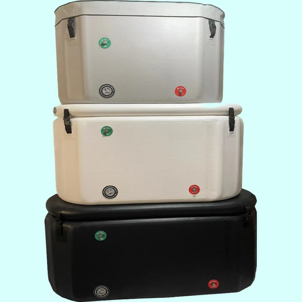 Manufacturer ice bath recovery tub inflatable cold plunge bath tub with lid