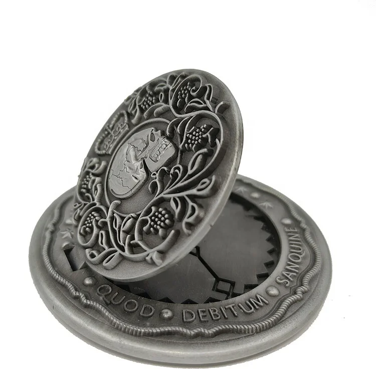 Zinc alloy 3D XM  Custom  Movie John Wick Coin Commemorative Coins Antique Revolve Old Prop Coin