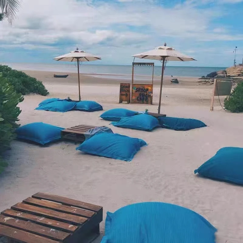 Classic Design Soft Bean Bag Chair Outdoor Waterproof Pouf