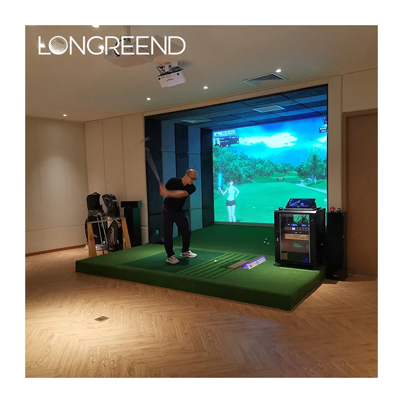 LONGREEND Golf theater bravo Indoor golf simulation system + 3D home theater Home golf