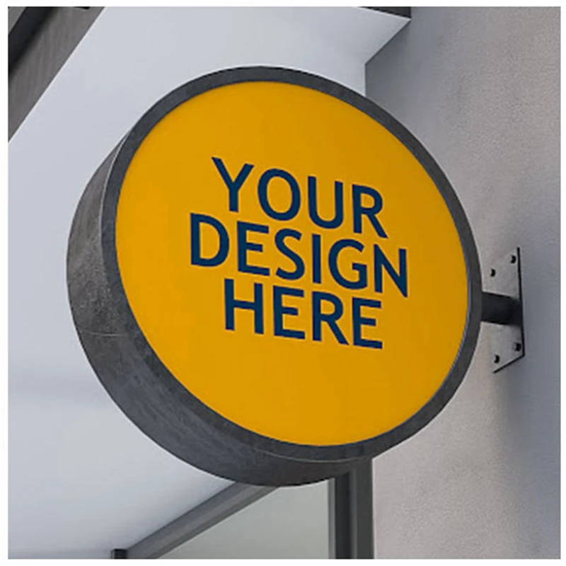 Customized sizes shop advertising sign board modern style acrylic LED sign board