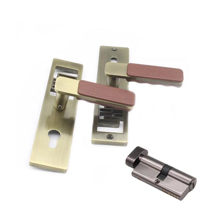 
OEM Zinc Mortise Door Handles With Lock Interior Doors 