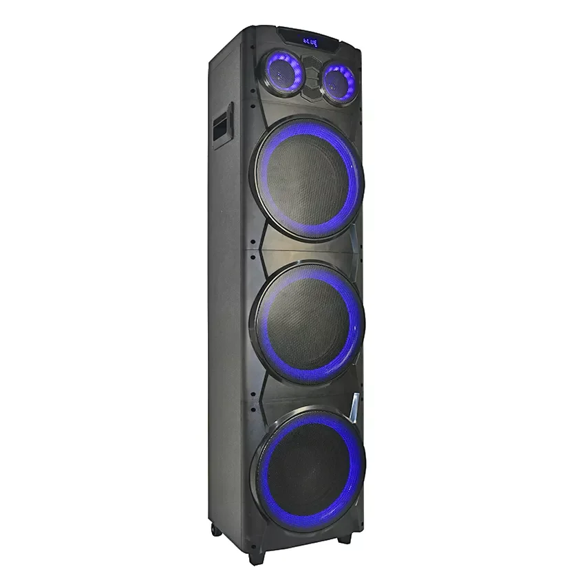 Temeisheng Wooden High Quality Speaker 3 way 10 Inch Large Stereo Speaker 200W Powerful Bluetooth Portable Wireless SpeakeR