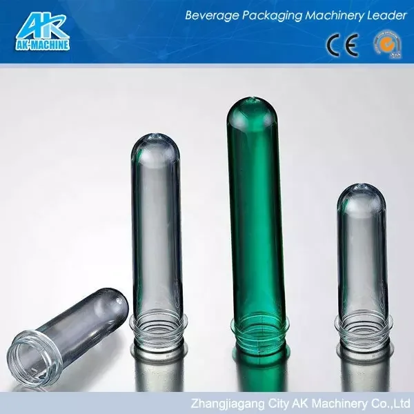 Raw Material 28mm 30mm 45mm 55mm Plastic PET Bottle Preform in Water Beverage Filling Production Line
