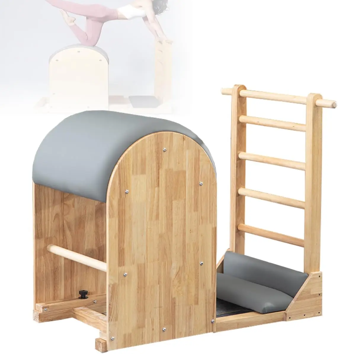Gym fitness center home balancing trending Oak Wood Pilates Reformers Pilates Ladder Barrel