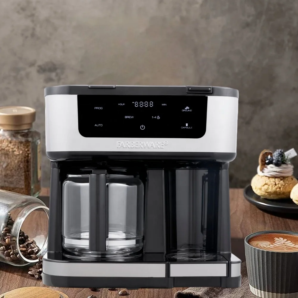 OEM Factory Multi Function Coffee Maker Espresso Capsule Electric Appliances Inkjet Printing English Free Spare Parts