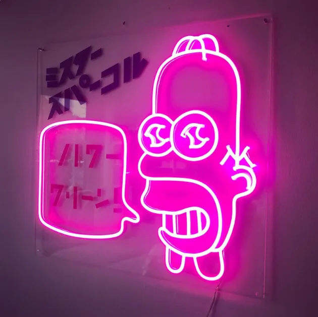 Manufacturer Custom Outdoor Store Acrylic Neon Light Sign Jordan Neon Sign Letters Led Enseigne Neon