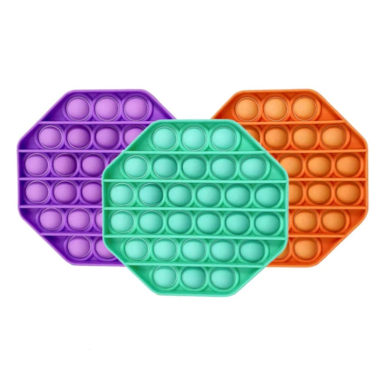 Best Quality Manufacturer Supplier Silicone Push Pop Bubble Squeeze Sensory Fidget Toy