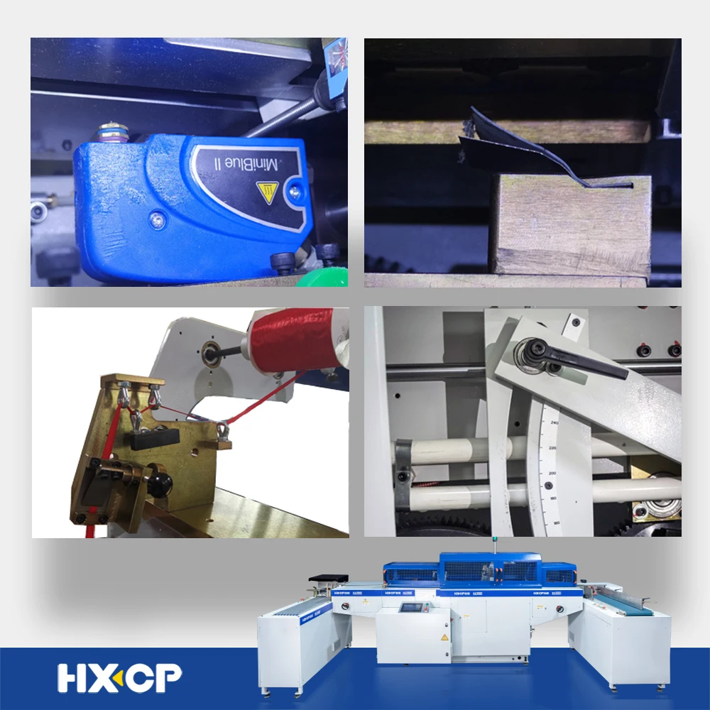 HX2000 Automatic Post-Press Equipment Efficient  New Condition Core Components Bearing Pump  Ribbon Inserting Binding Machine