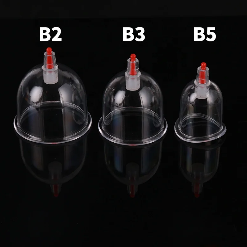 Factory direct sale vacuum plastic hijama cupping cups