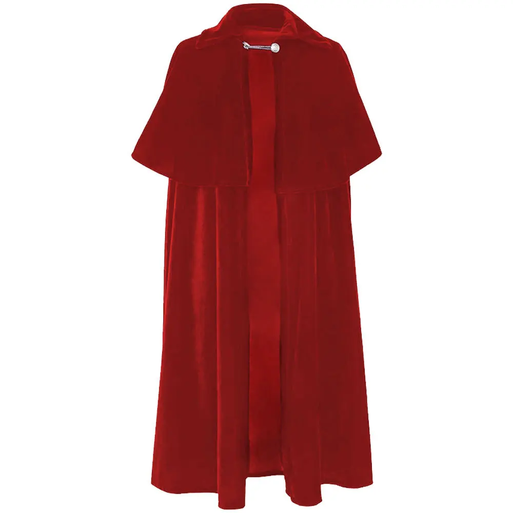 Men Medieval Renaissance Warrior King Guard Maxi Cloak Lord Retro Gothic Knight Stage Costume Cosplay Priest Trench Cape