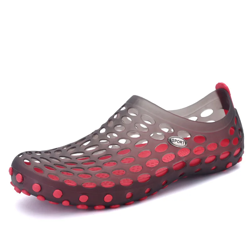 Mens Womens Garden Clogs Lightweight Breathable Outdoor Beach Sandals Jelly PVC shoes