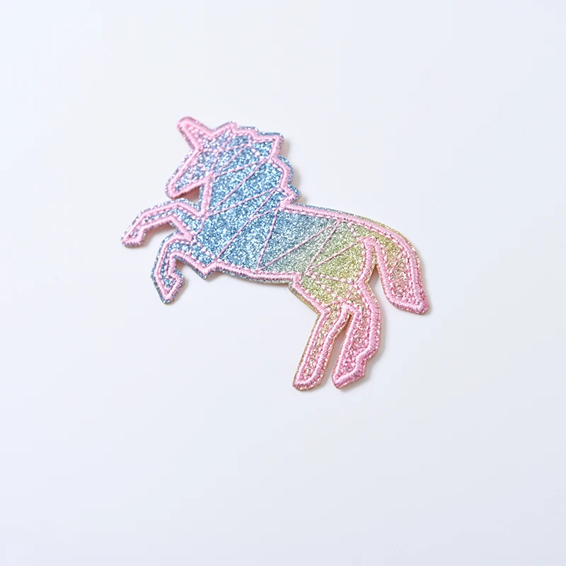 Custom sequin christmas patch iron On Chenille Embroidery Patches With Sequin