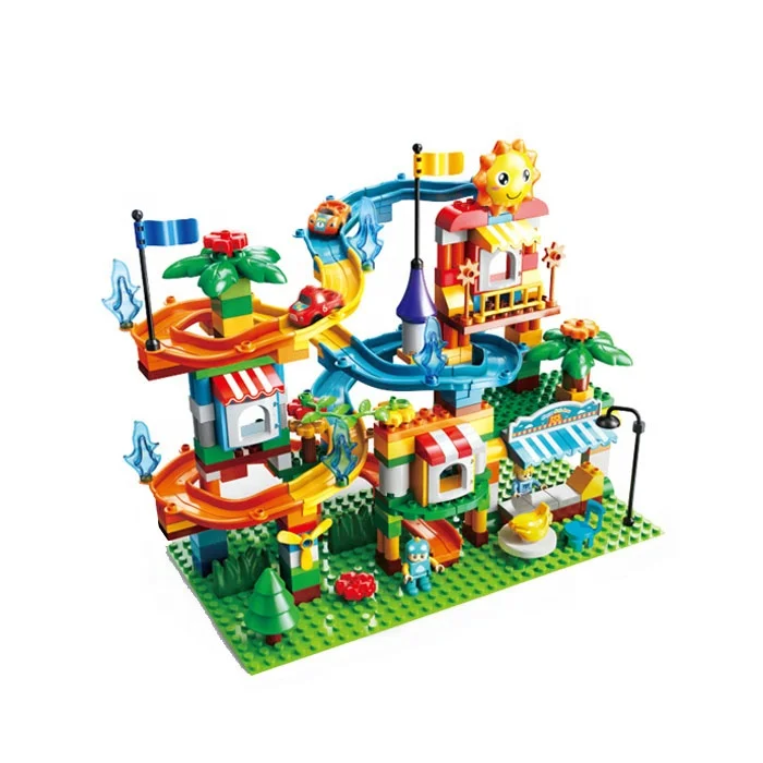 2021 plastic block toy for children kids diy building blocking sets assemble particle build