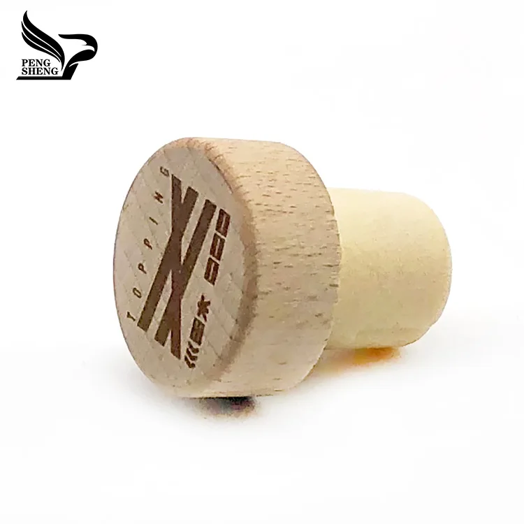 
Wooden cap synthetic cork bottle stopper Sealing completely and tightly 