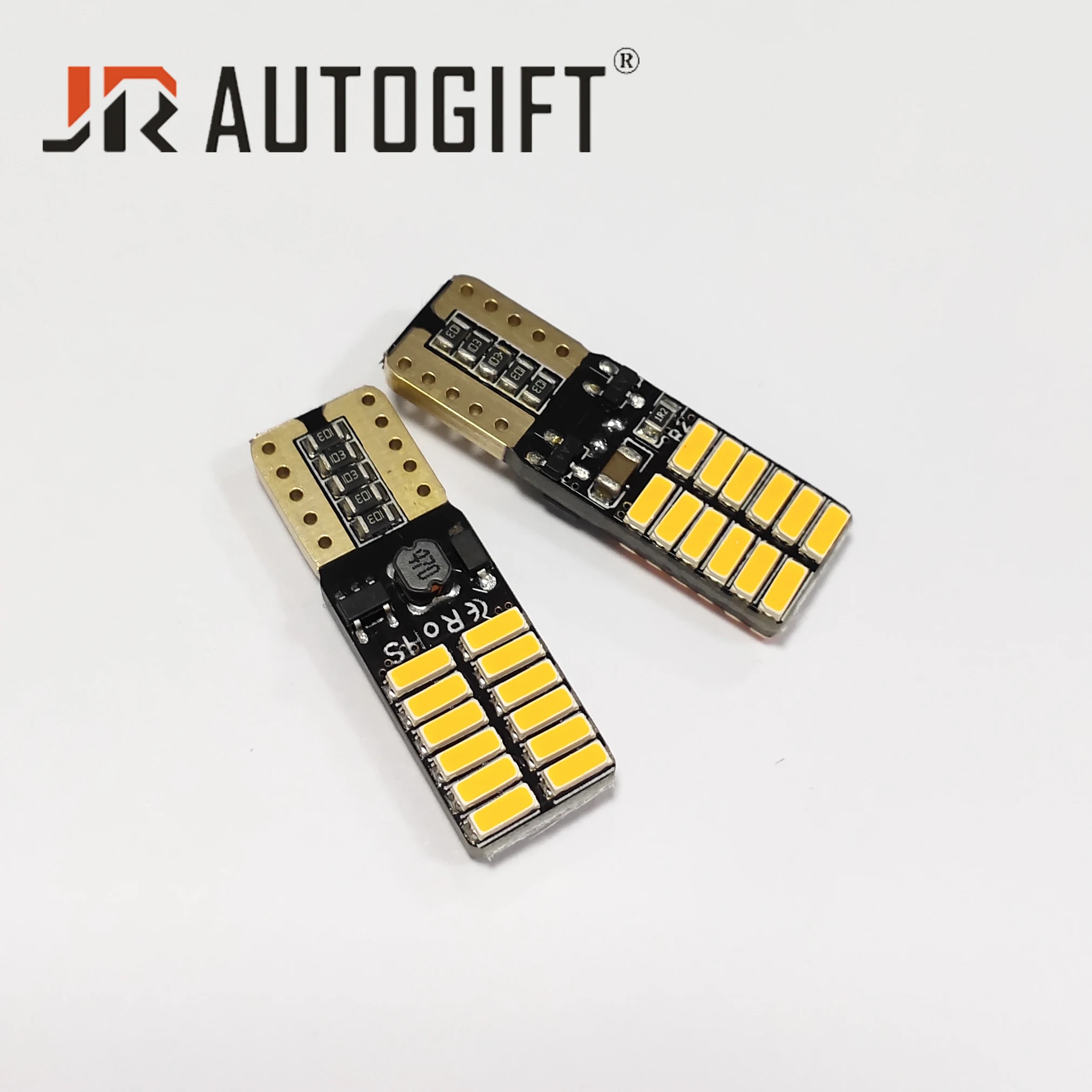 194 led automobile lighting bulb 30V 24V t10 24smd 4014 led auto lamp t10 w5w led canbus No error Non-polarity Red Amber Blue