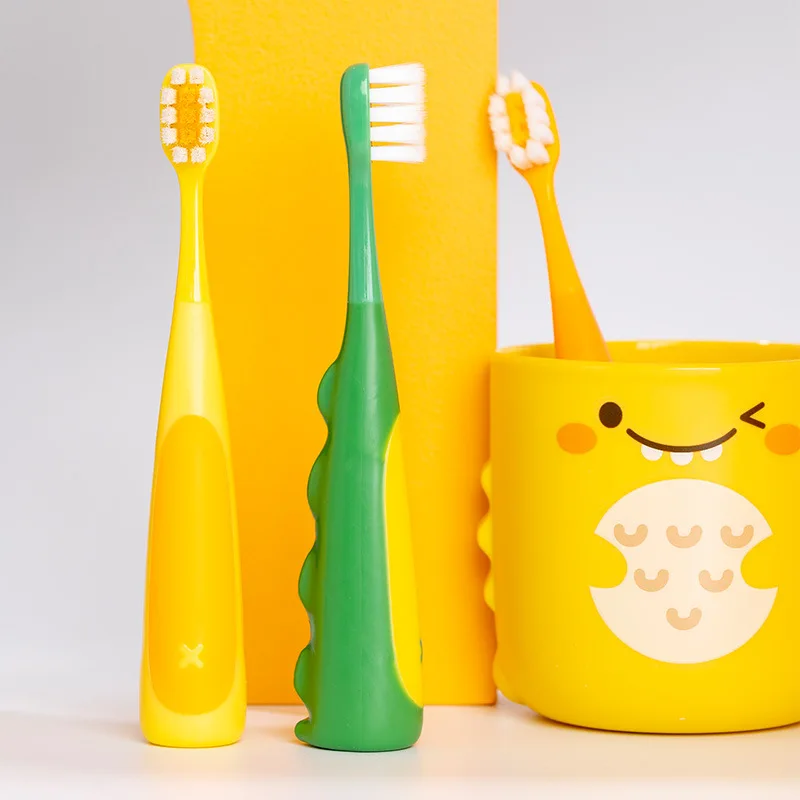 Baby Toothbrush Baby Teeth Cleaning Kit With Double Soft Hair Training Toothbrush For Kids