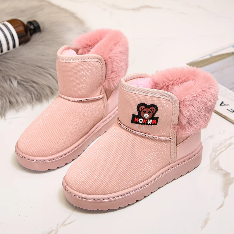 Оптовая продажа, высококачественные детские легкие зимние ботинки, новые модные детские зимние ботинки, детские зимние ботинки до щиколотки
