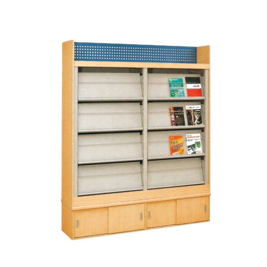 Library Furniture Book Shelf Wooden  Bookcases school furniture