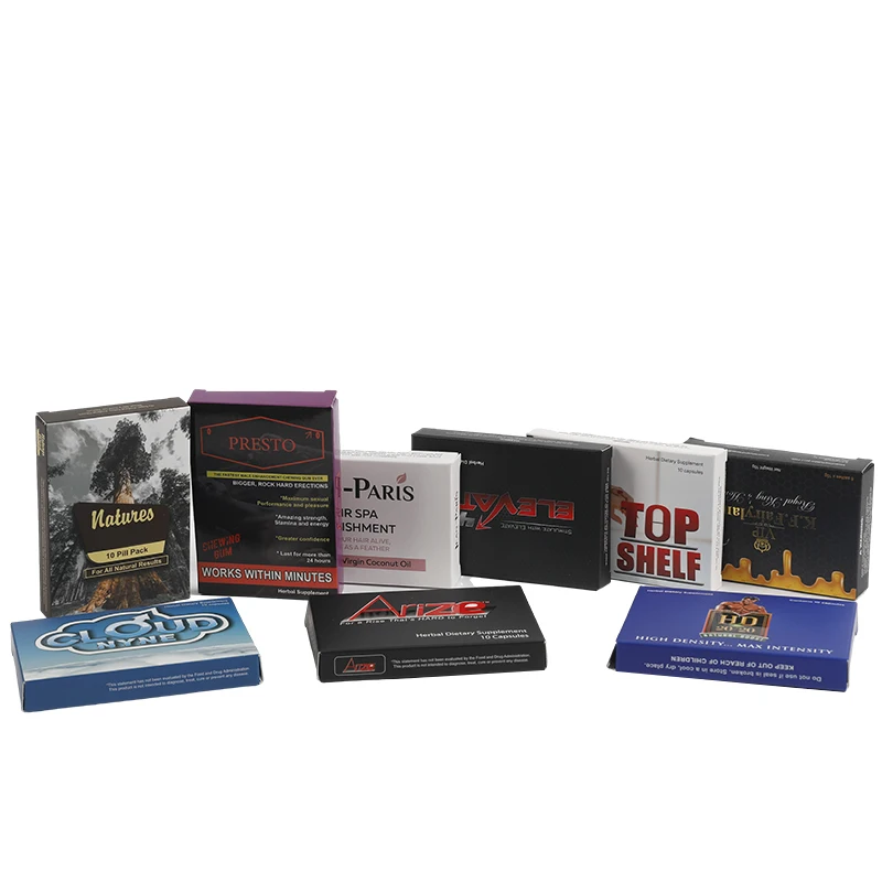 Custom Retail Counter Boxes Grabba Leaf Edible Essential Oil Bottle Candy Cookie Gummy Packaging Display Foldable Boxes