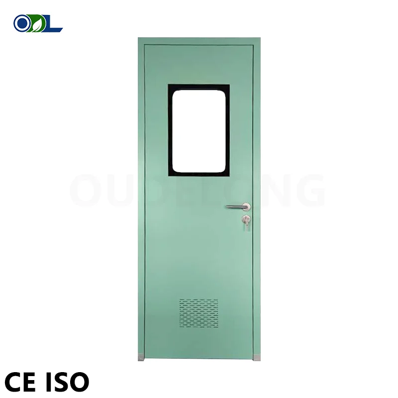 CE/ISO Certification Hygienic Aluminum Frame Automatic Closed Clean Room Door for Purify  Workshop