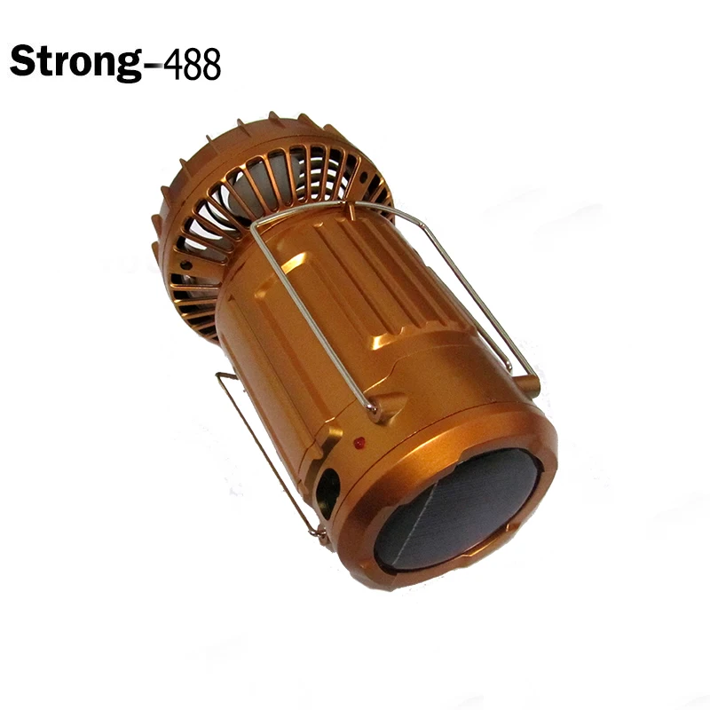 Multifunction outdoor lantern camping light folding tent lamp with fan