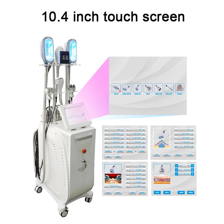 The Newly Upgraded  Radio Frequency Skin Tightening Fat Freezing Machine Slimming Shaping  Weight Loss Ultrasound Cavitation