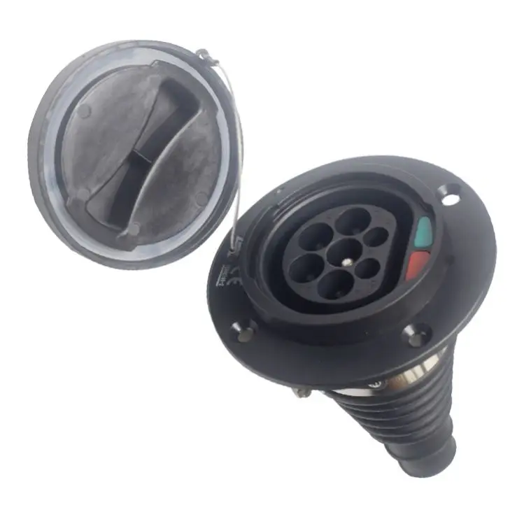 
Электрическая автомобильная зарядка, однофазная или трехфазная зарядка, тип 2, вилка, EV зарядная розетка 