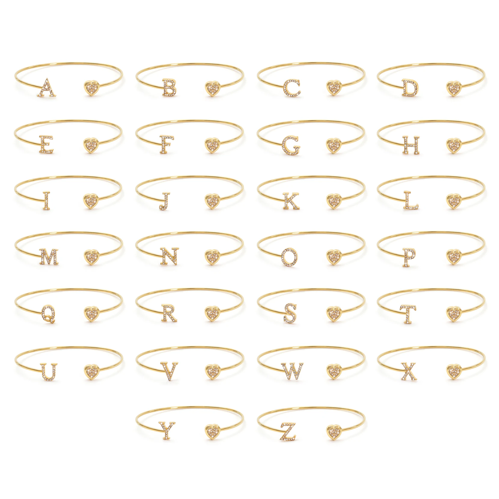 Wholesale factory stainless steel heart-shaped  bracelet Dating/fashion item/street photo