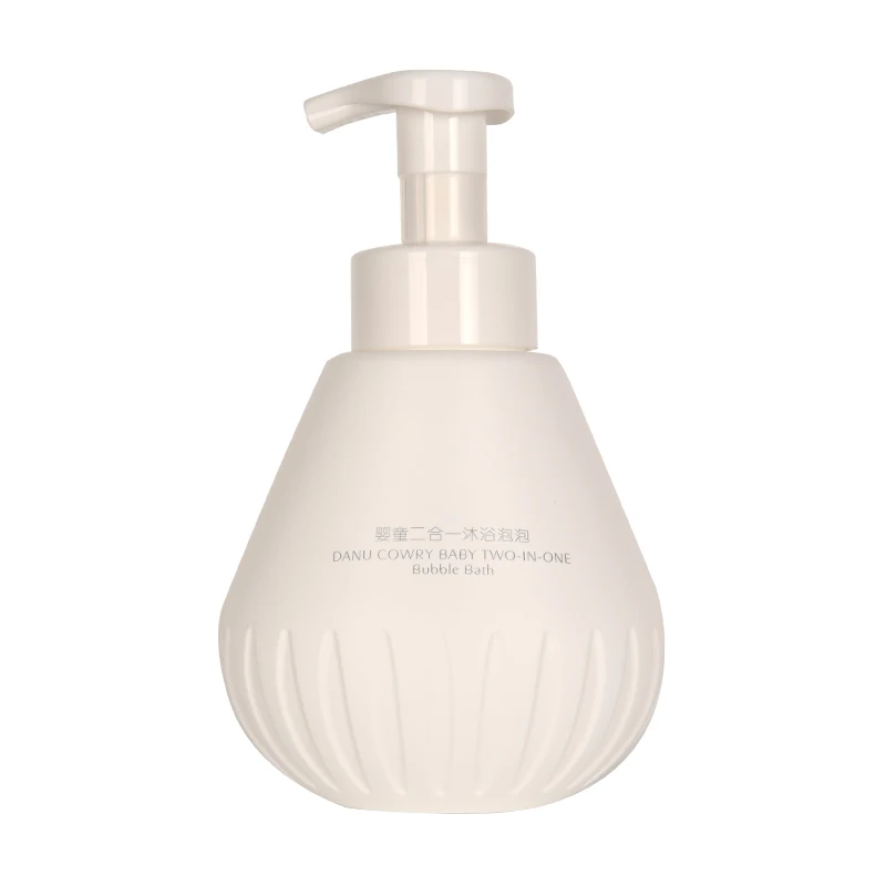 Custom 200ml 300ml 500ml Baby Shower Shampoo Packaging Foam Soap Bottle With Pump For Children Kids