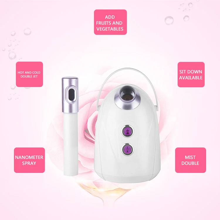 Оптовая продажа, профессиональный портативный спа-центр, нано-ионный паровой озонатор, термальная Паровая сауна, нано-ионная косметика для лица