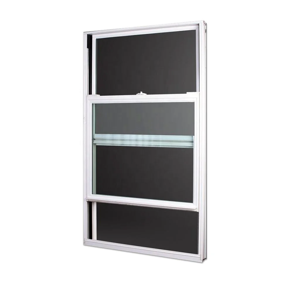 Hot sale  upvc profile windows vinyl privacy security tempered glass sliding pvc profiles for windows for home