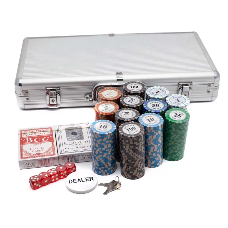 High quality luxury multi-color ABS Texas Poker chipset suitable for casinos