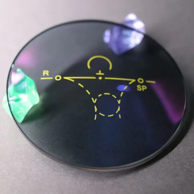 Customized UV 420 Resin Optical Lens Myopia Hyperopia Anti Blue Ray 1.74 Index Optical Progressive Hmc Lens